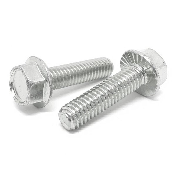 Boltsandnuts.Com 5/16"-18 Flange Bolt, Plain 18-8 Stainless Steel, 2 in L, 10 PK 31C200SFSSS-10 - main